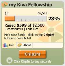 Chip In for my Kiva Fellowship